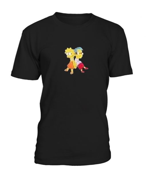 Lisa Simpson and Milhouse Cute T Shirt