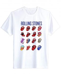 Rolling Stones Stadium Tongue Tour T Shirt