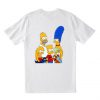 Simpson family T Shirt Back