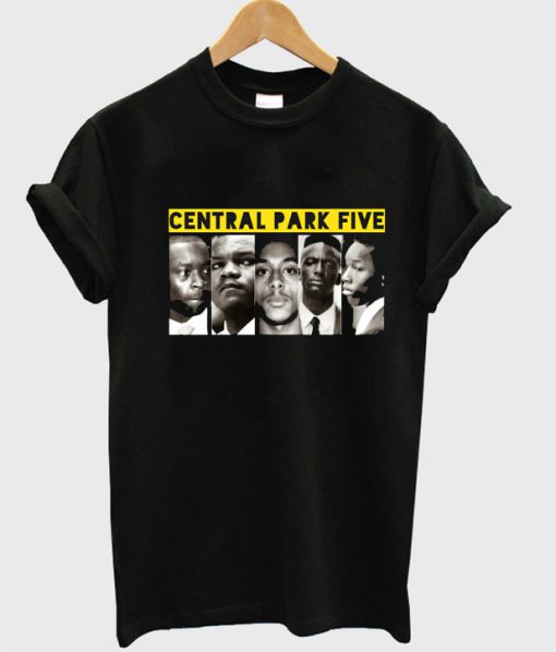 Central Park Five Names T Shirt
