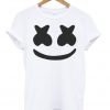 Marshmello Face White T Shirt