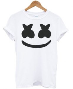 Marshmello Face White T Shirt