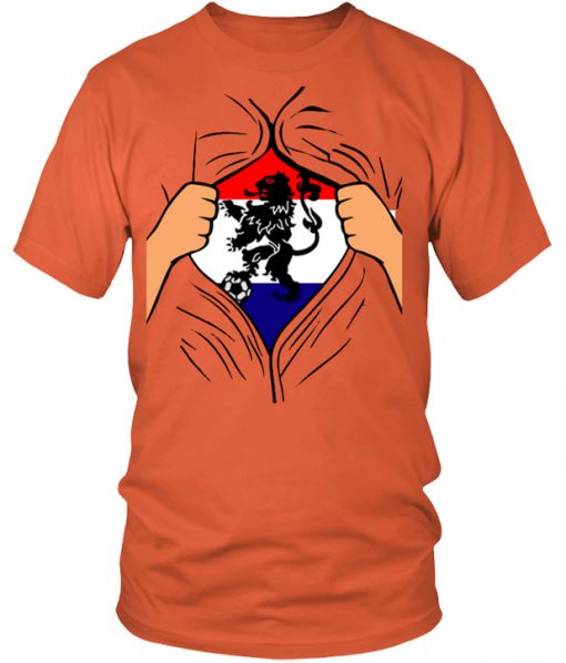 Nederlans Elftal Oranje T Shirt