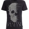 Philipp Plein Black With Skull T Shirt