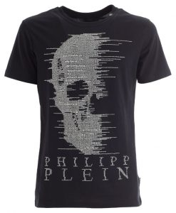 Philipp Plein Black With Skull T Shirt