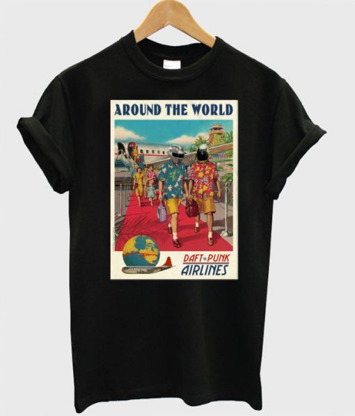 Around the world Daft Punk T Shirt