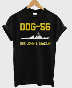 Hot DDG 56 USS John S. McCain T Shirt