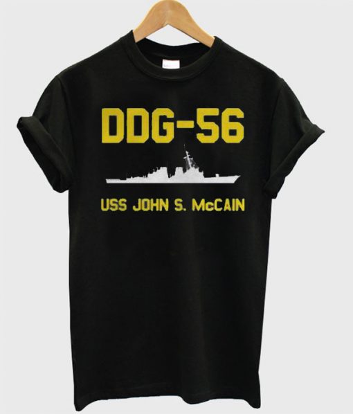 Hot DDG 56 USS John S. McCain T Shirt