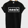 Oasis Logo Black T shirt