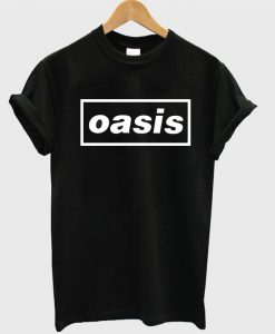 Oasis Logo Black T shirt