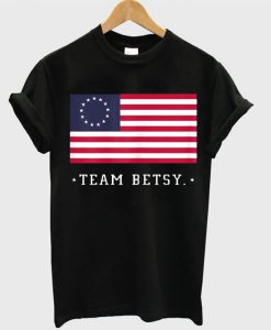 Team Betsy Ross Flag Shirt Proud American Flag Distressed T shirt