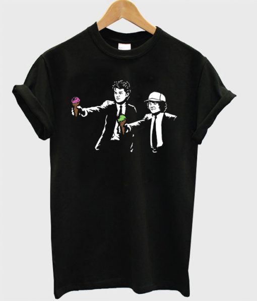 Pulp Fiction Steve And Dustin Stranger Things T Shirt