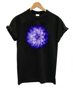 Blue Light Flower T-Shirt