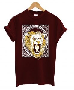 Frame with lion head vintag T-Shirt