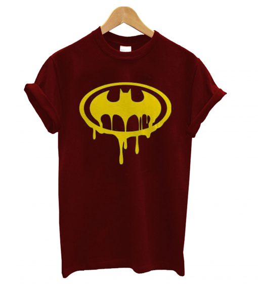 Maroon Batman T-Shirt