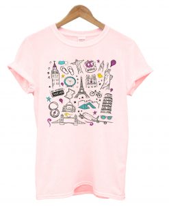 Sick Sad World Hot Pink Color T-Shirt