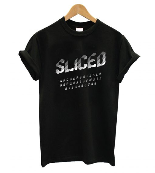 Sliced Font T-Shirt
