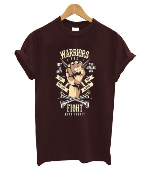 Warriors Fist Vector T-Shirt