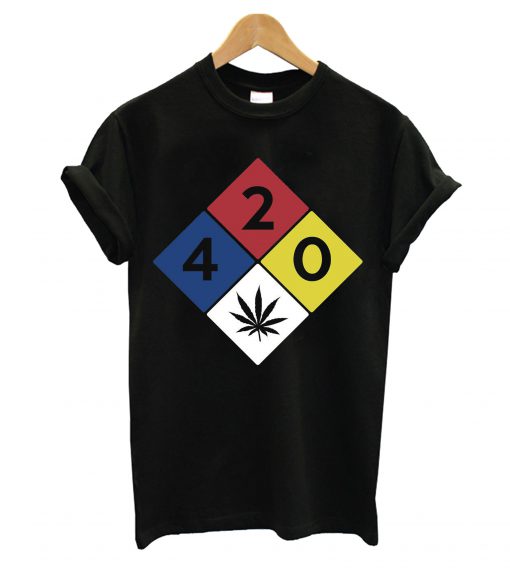 420 Hazard Sign T-Shirt