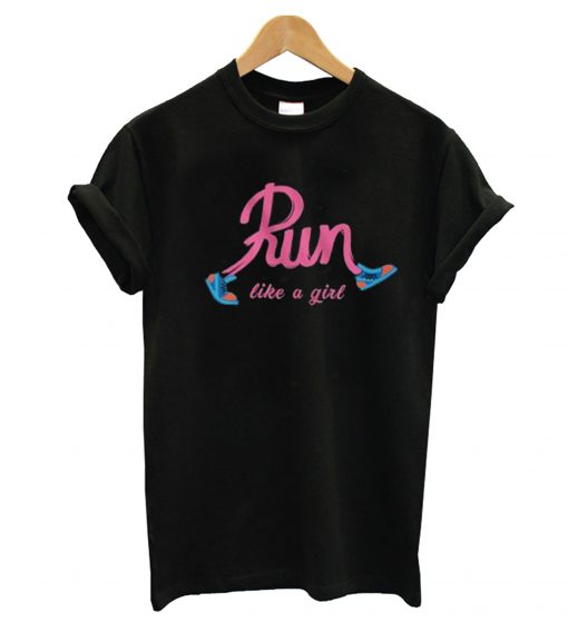 Cute Runner Girls T-Shirt