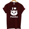 I Love's Panda T-Shirt