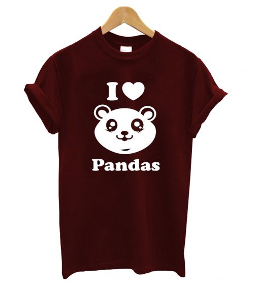 I Love's Panda T-Shirt