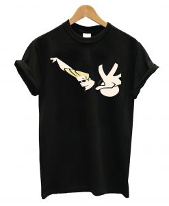 Johnny Bravo Black T-Shirt