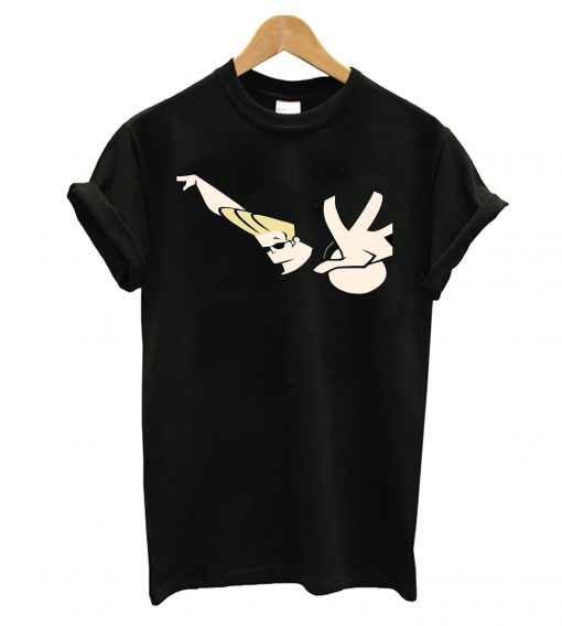 Johnny Bravo Black T-Shirt