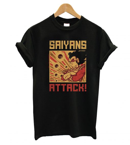 Saiyans Attack T-Shirt