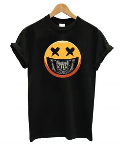 Skull Grin Emoticon T-Shirt