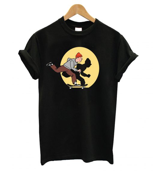 Tin Tin Skateboard T-Shirt