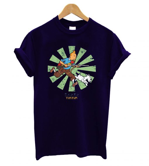 Tintin Retro Japanese T-Shirt