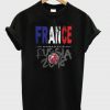 World Cup Football 2018 Russia France T-Shirt