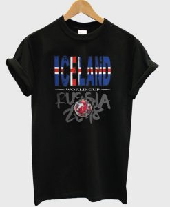 World Cup Football 2018 Russia Iceland T-Shirt