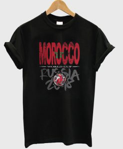 World Cup Football 2018 Russia Morocco T-Shirt