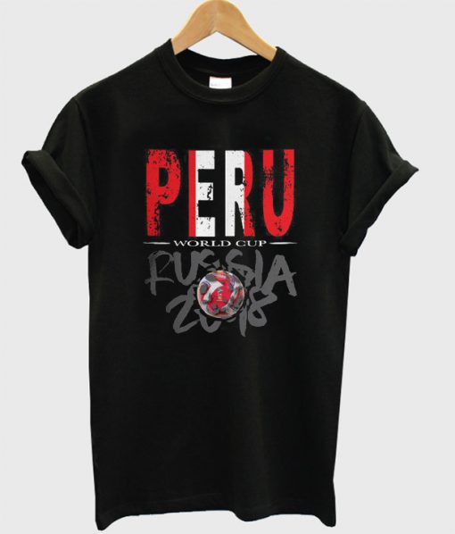 World Cup Football 2018 Russia Peru T-Shirt