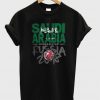 World Cup Football 2018 Russia Saudi Arabia T-Shirt