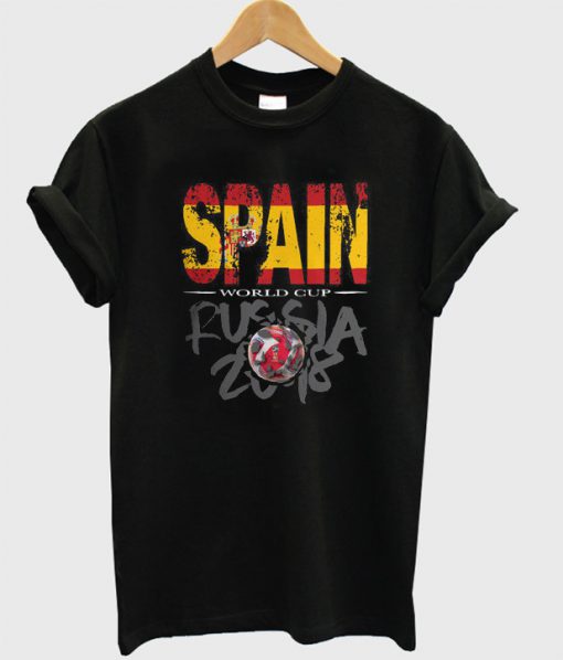 World Cup Football 2018 Russia Spain T-Shirt