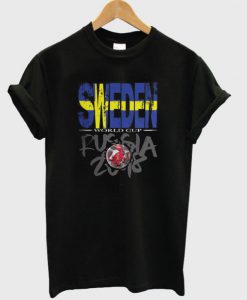 World Cup Football 2018 Russia Sweden T-Shirt