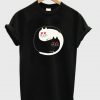 Yin Yang Love Eyes Cat T-Shirt