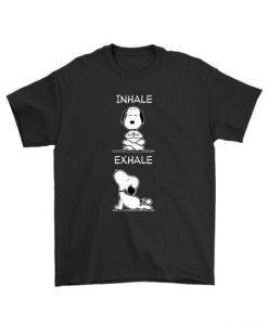 Yoga Inhale Exhale Snoopy T-Shirt