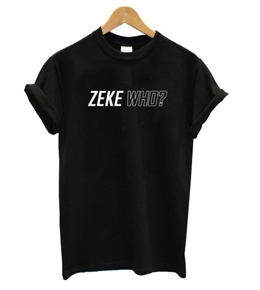 Zeke Who That’s Who Black T-Shirt