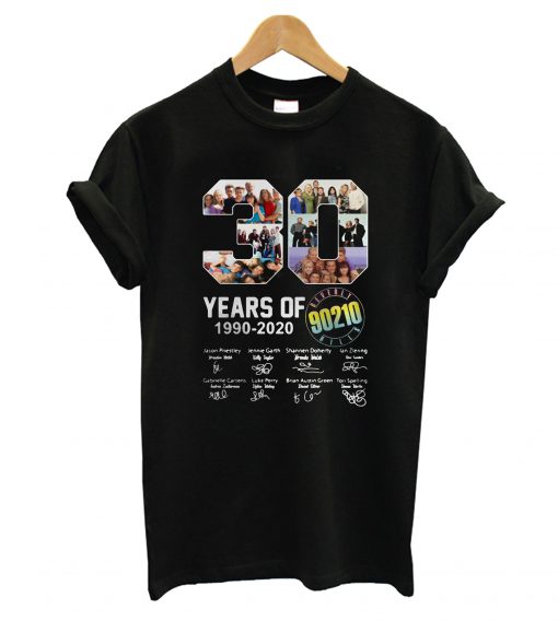 30 Years of Beverly Hills 90210 1990-2020 Signatures T-Shirt