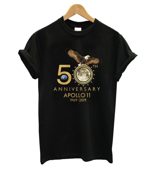 50th Anniversary Apollo 11 Moon Landing 1969-2019 T-Shirt