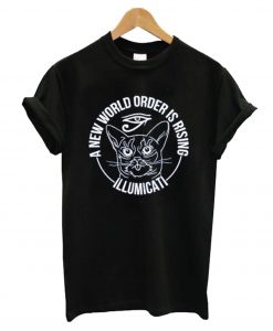 A New World Order is Rising Illumicati Cat T-Shirt