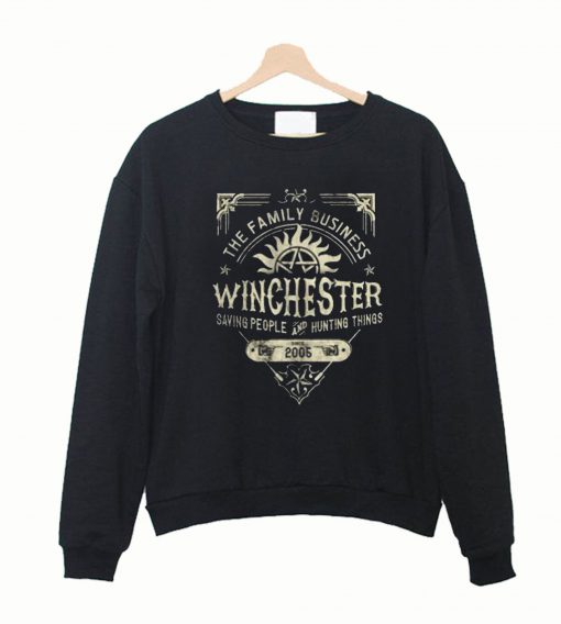 A Very Winchester Business Crewneck Sweatshirt