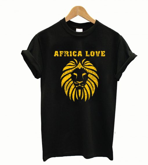 Africa Love Golden Lion T-Shirt