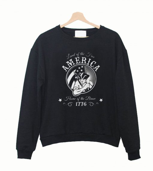 America Land of the Free Sweatshirt