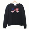 American Flag Ribon Sweatshirt