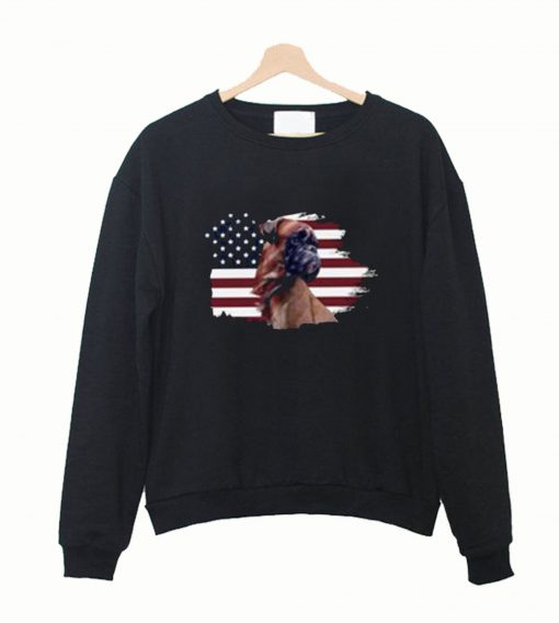 American flag bulldog lovers Sweatshirt